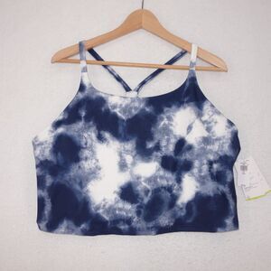 Old Navy Blue and White Sports Bra
